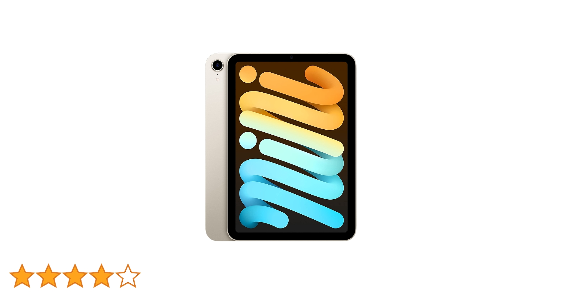 Apple - 【フィルム貼付済】 iPad mini 6 64GB Wi-Fi スターライト iPad mini 6 Wi-Fi 64GB - スターライト [整備済製品] - Apple